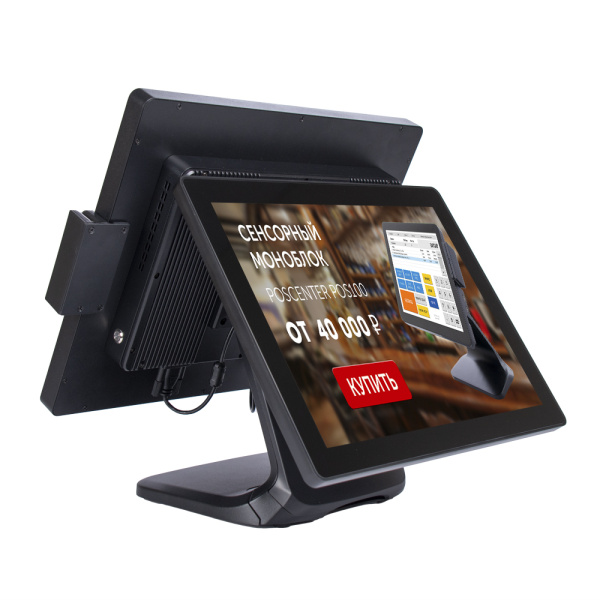 Монитор покупателя 15" с установочным комплектом для POS101-15/POS101-17 J3455/N100, VGA